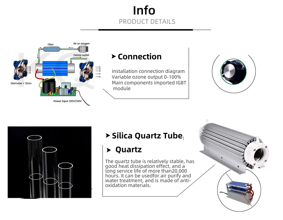 high frequency ozone generator 30G/h power suplly 